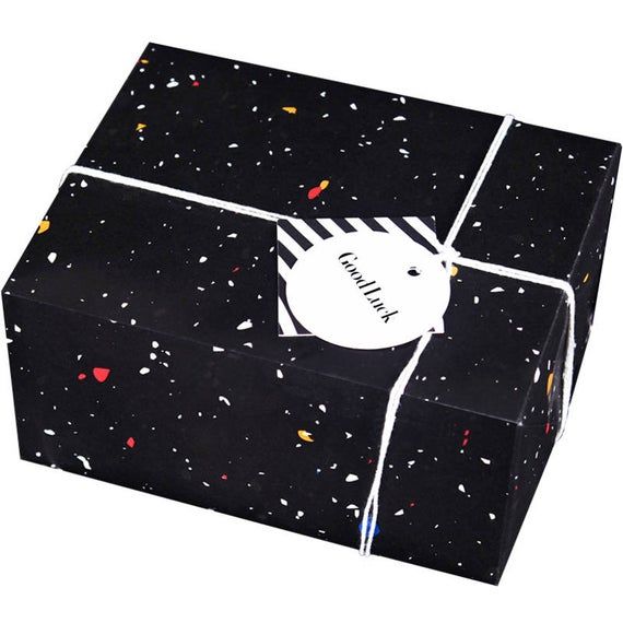 Star Debris Wrapping Paper,Birthday Gift Wrap,Black Debris Wrapping Sheets,Holid...