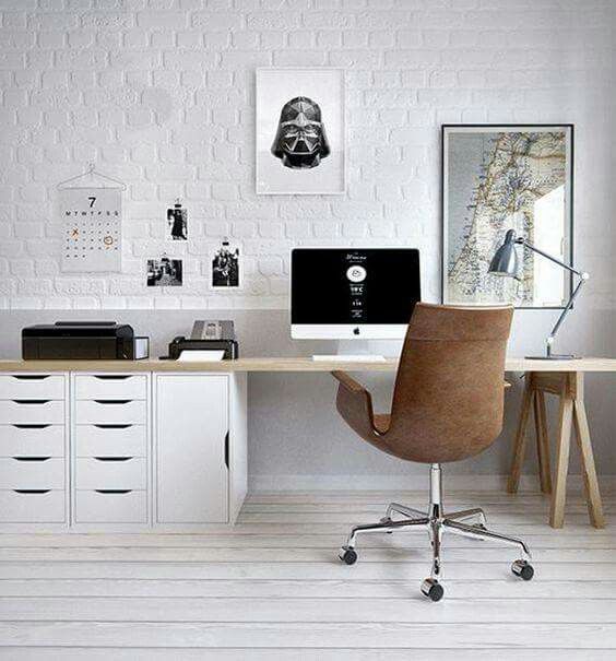 darth vader at work in this modern study by read about 9 clever tips for your home officestudy in the article - Ikea Modern Home Office darth vader at work in this modern study by read about 9 clever tips for your home officestudy in the article - Ikea Modern Home Office