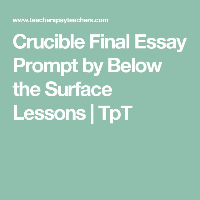 scarlet letter crucible essay prompts The crucible and the scarlet letter are two exceptional books that deal with the issue of guilt the crucible portrayed to be a modern play written by arthur miller based on a true story, of the salem witch trials of 1692. scarlet letter crucible essay prompts The crucible and the scarlet letter are two exceptional books that deal with the issue of guilt the crucible portrayed to be a modern play written by arthur miller based on a true story, of the salem witch trials of 1692.