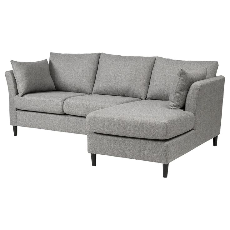 Bankeryd Grey 2 Seat Sofa W Chaise Longue Right Ikea Corner Sectional Couch Bankeryd Grey 2 Seat Sofa W Chaise, 2 Piece Sectional Sofa Ikea
