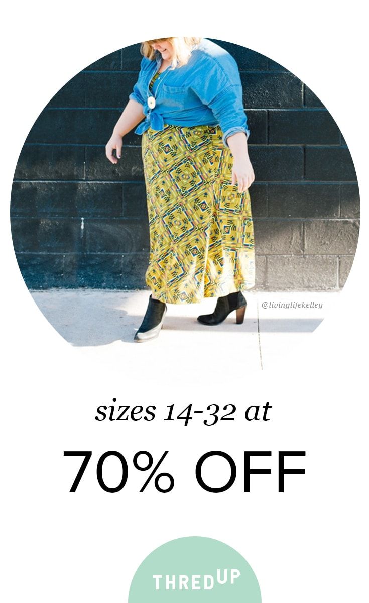 Life is short. Wear the dress. Rock the jeans. Dance in heels. Self-confidence is the best outfit. Find all the styles that make you look and feel amazing. Gwynnie Bee, Talbots, and Lane Bryant, always 70% off retail price. Sign up today.