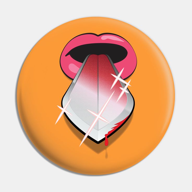 A Sharp Tongue Pin Funky Art Custom Pins Funky a-sharp-tongue-pin-funky-art-custom-pins-funky