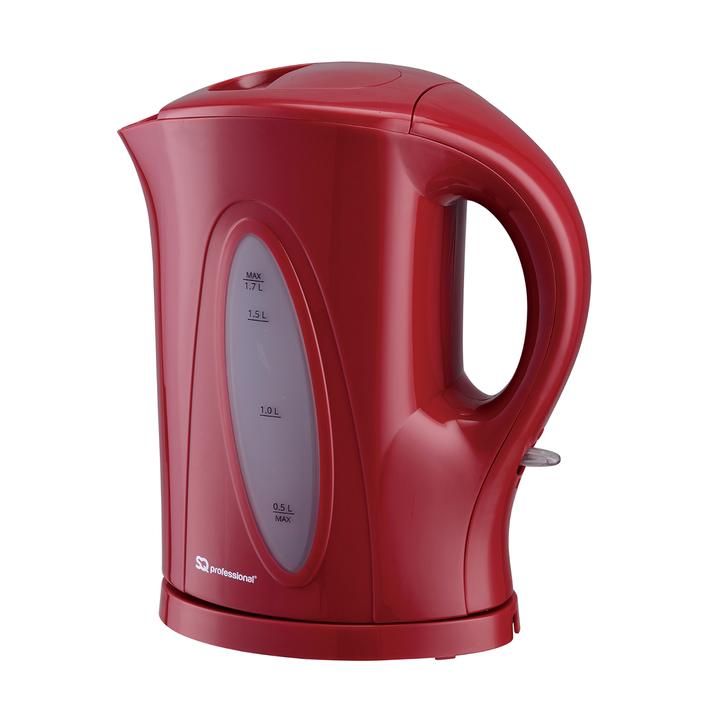 Aquen Cordless Electric Kettle, Fast Boil, 1.7L, 2200W Red Aquen Cordless Electric Kettle, Fast Boil, 1.7L, 2200W Red
