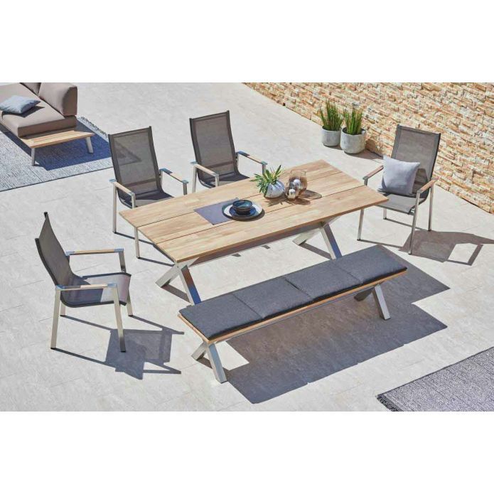 Amatio Sitzbank Caymann Gartentisch Aussenmobel Sitzgelegenheiten