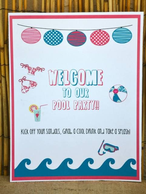 7 best Cards - Pool Party images on Pinterest Invitations, Pool - pool party flyer template 7 best Cards - Pool Party images on Pinterest Invitations, Pool - pool party flyer template