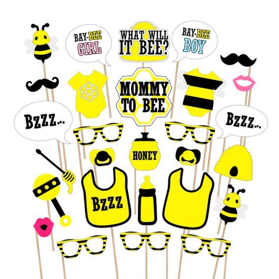 wallpapers Bee Photo Booth Props bee baby shower printable photo booth