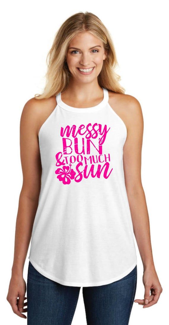 Arkansas Made Messy Bun & Too Much Sun Short-Sleeve Unisex T-Shirt Arkansas Made Messy Bun & Too Much Sun Short-Sleeve Unisex T-Shirt