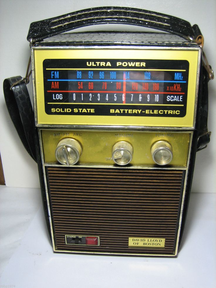 Details About Vintage Portable Ross Solid State Am Fm