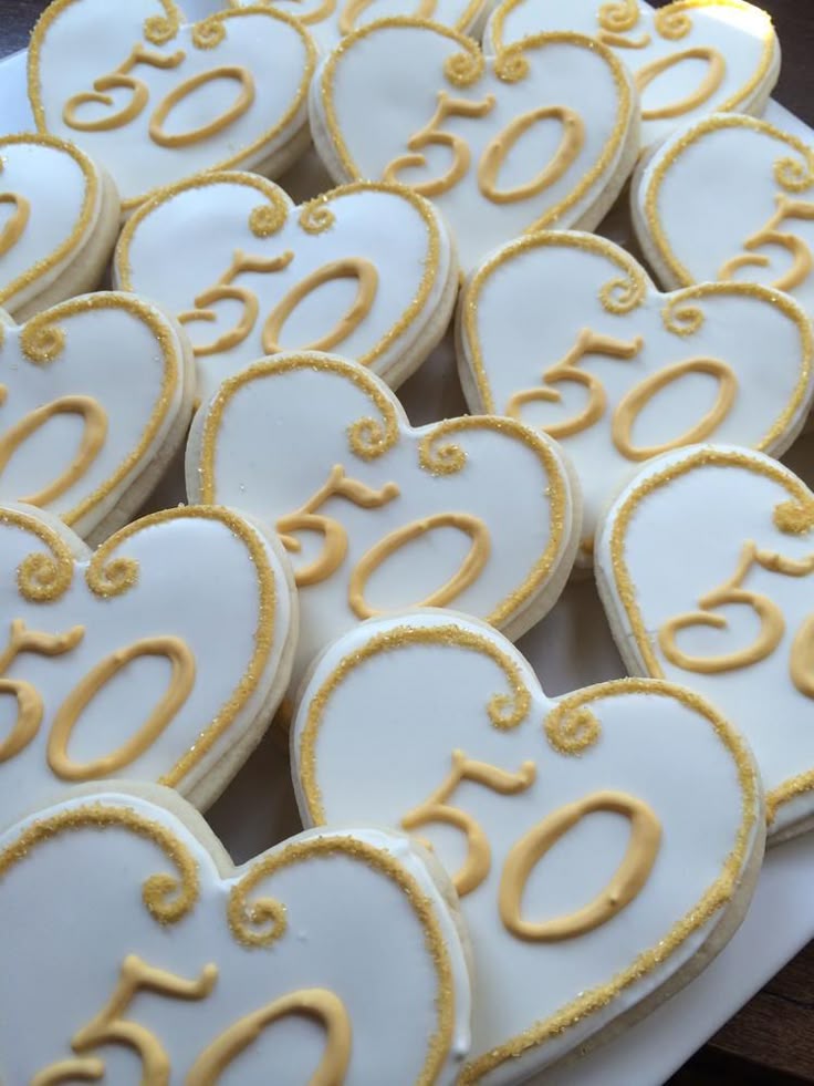 Best 25 50th Wedding Anniversary Decorations Ideas On Pinterest 50th Wedding Anniversary Cookies Cookie Connection