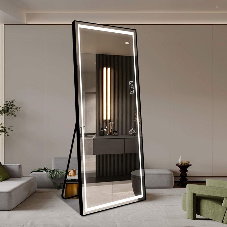 Pin On Products Pin On Products, Large Full Size Mirror With Lights