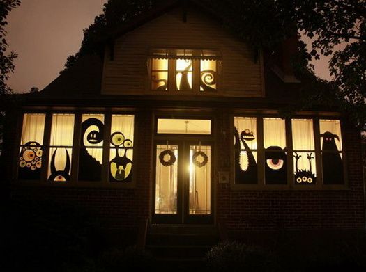 34 scary outdoor halloween decorations and silhouette ideas