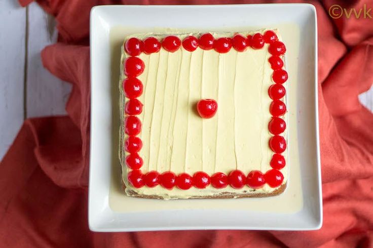 Eggless Tres Leches cake makes a square 8x8 Tres
