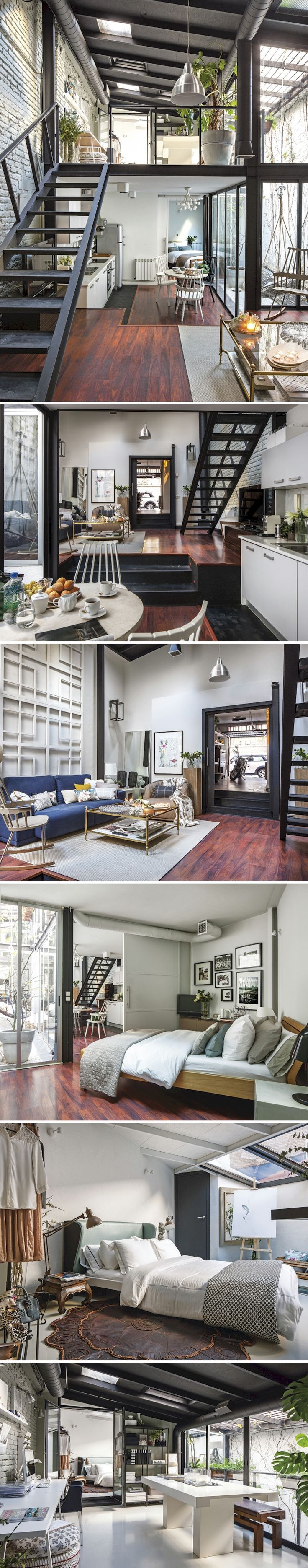 Interior in loft style: for the brave and the daring Interior in loft style: for the brave and the daring