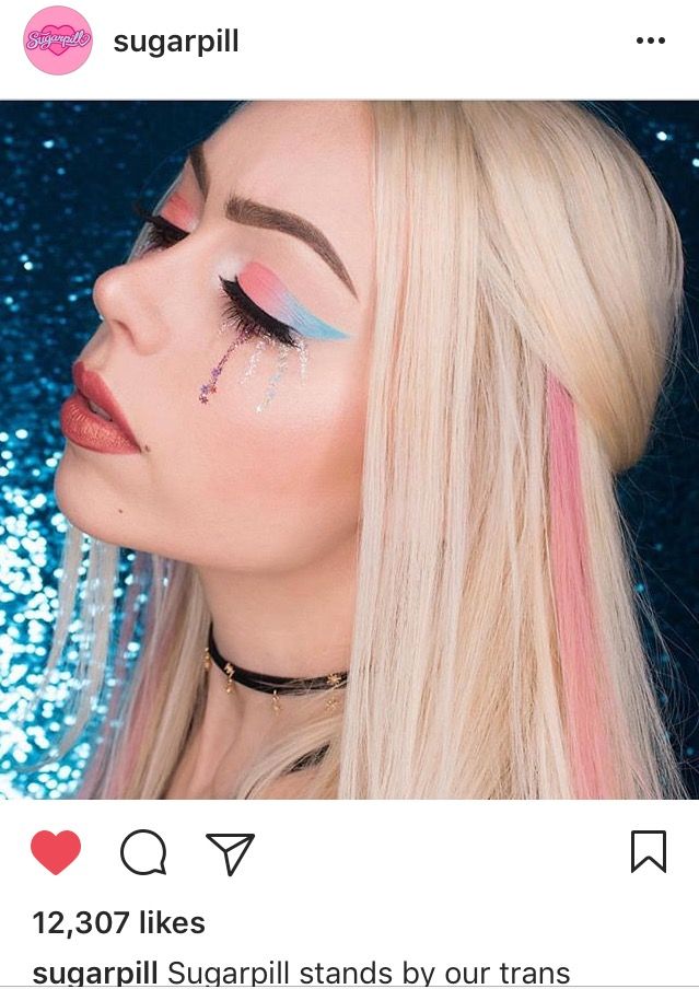 Permanent makeup transsexual Depicting hardcore trannies