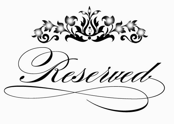 edding reserved table sign template signs learn medical