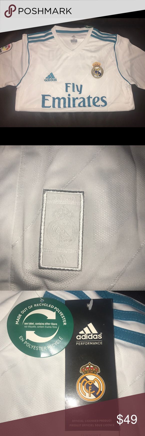 Real Madrid Home Jersey 2017-2018 #NWT Brand new Adidas Real Madrid