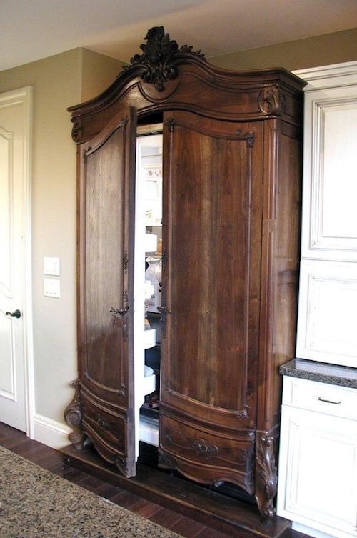 Wie wir den Kühlschrank in unserer Küche umbauen #kuche #kuhlschrank #umbauen...