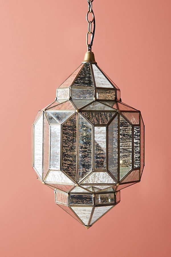 Marquise Lantern Pendant Mercury Glass Chandelier Marquise Lantern Pendant, Mercury Glass Pendant Lights At Anthropologie