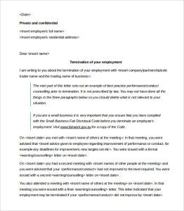 Employment Termination Letter Template Endearing Employee Termination Letter Employee Termination Agreement . Employment Termination Letter Template Mesmerizing Employee Termination Letter Employee Termination Agreement .