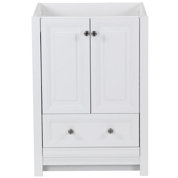 Home Decorators Collection Brinkhill 24 In W X 22 D 34 H Bath Vanity Cabinet Only White Bh24 Wh The Depot Bathroom Vanities Without Tops Vanity Cabinet Bathroom Vanities, Home Decorators Collection Brinkhill Mirror