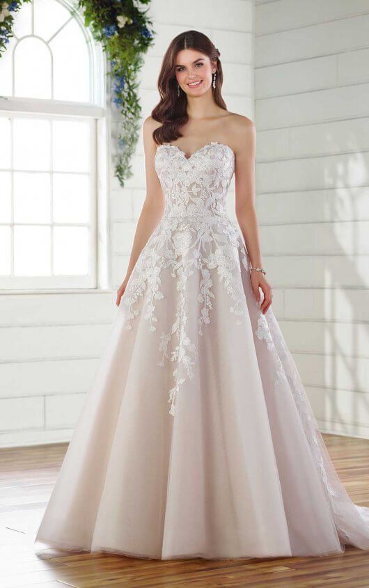 Rustic Strapless Dresses