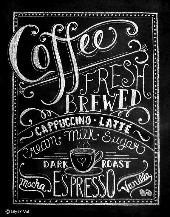 coffee printies mini coffee