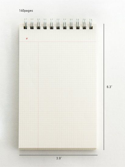 MoMa MUJI Grid Notebook A6 5mm 30sheets - Pack of 5books F/S Japan import MoMa MUJI Grid Notebook A6 5mm 30sheets - Pack of 5books F/S Japan import