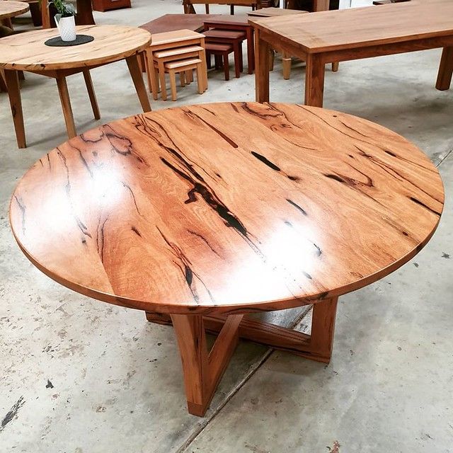 Bremer Bay Marri Dining Table Jarrimber Timber Oval Bremer Bay Marri Dining Table, Perth Round Table