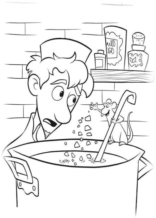 Download Ratatouille 22 | Disney coloring pages, Ratatouille characters, Coloring for kids