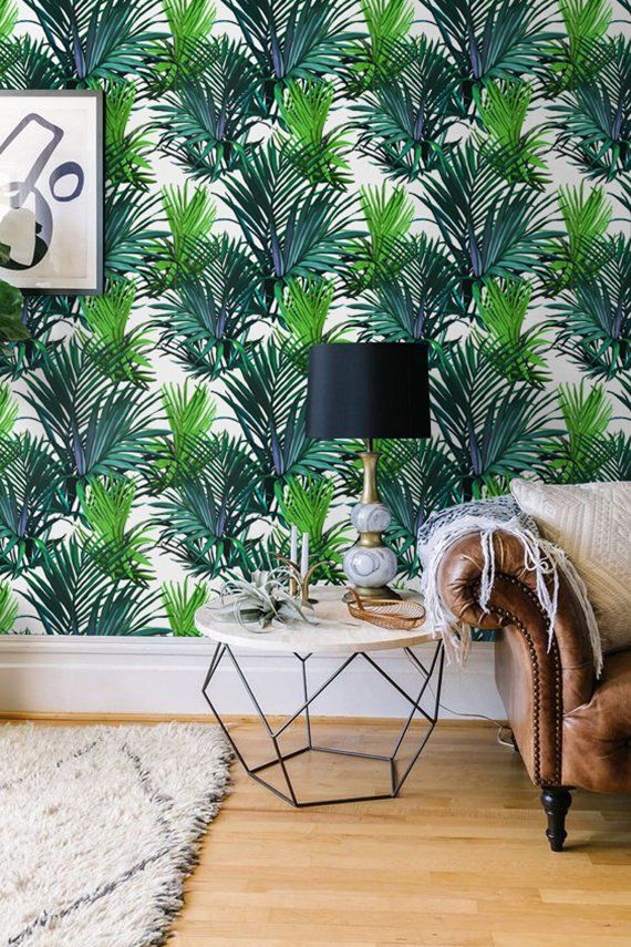 BW005 Removable Wallpaper Tropical wallpaper