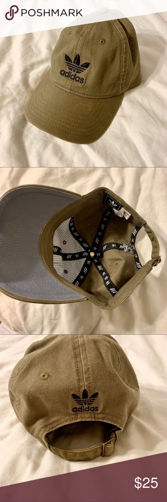 olive green adidas hat
