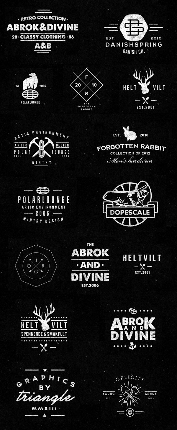 retro logo designs