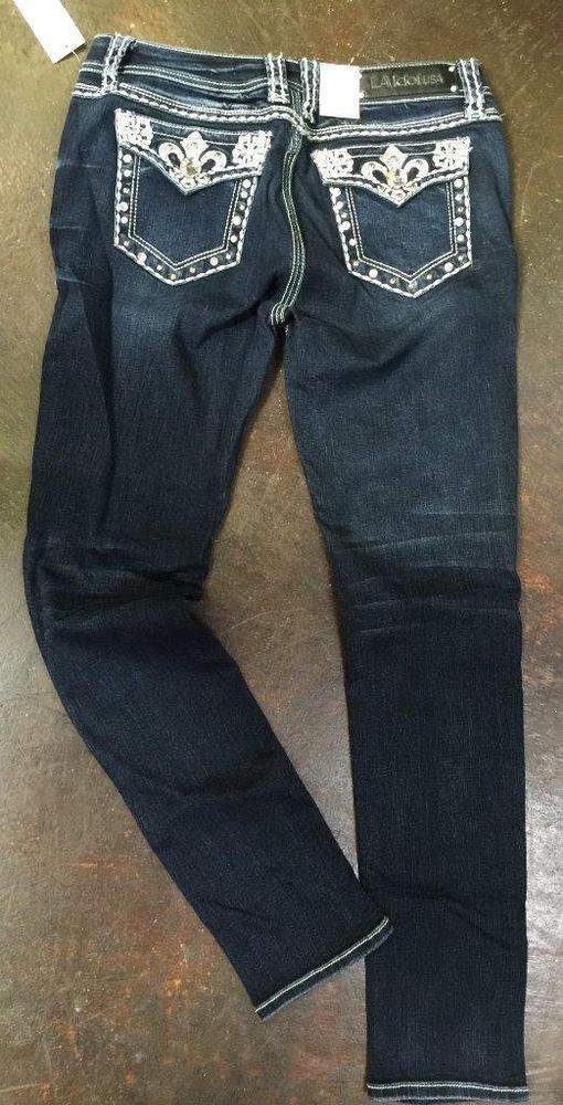 29 Best Cowgirl Bling Jeans Images On Pinterest La Idol Designer Rhinestone Bling Pocket Jewel Ladies Skinny Jeans Size 11 - 29 Best Cowgirl Bling Jeans Images On Pinterest