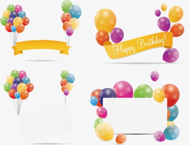 Birthday Banner Material Beautiful Balloon Material Happy