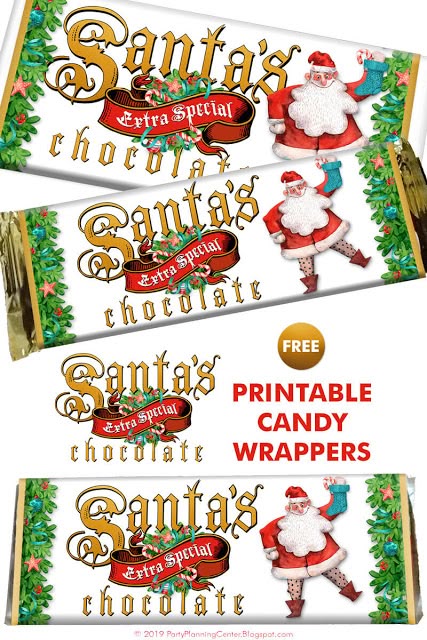 FREE Printable Christmas Candy Bar Wrapper | Free christmas printables, Christmas candy bar ...