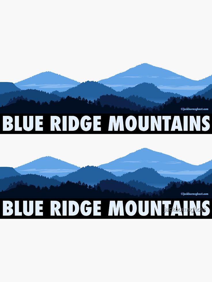 North Carolina Smoky Mountains Sunrise Vinyl Sticker Waterproof Decal