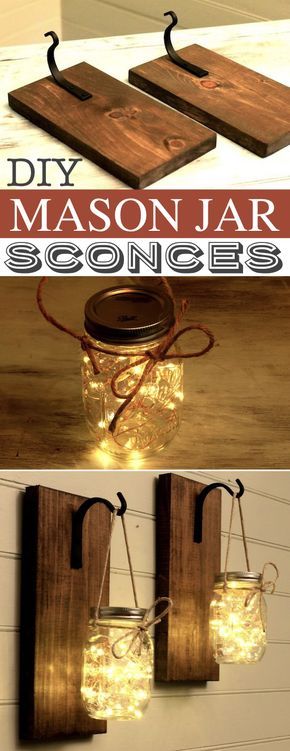 20+ Of The Best DIY Mason Jar Crafts (for home & more!)