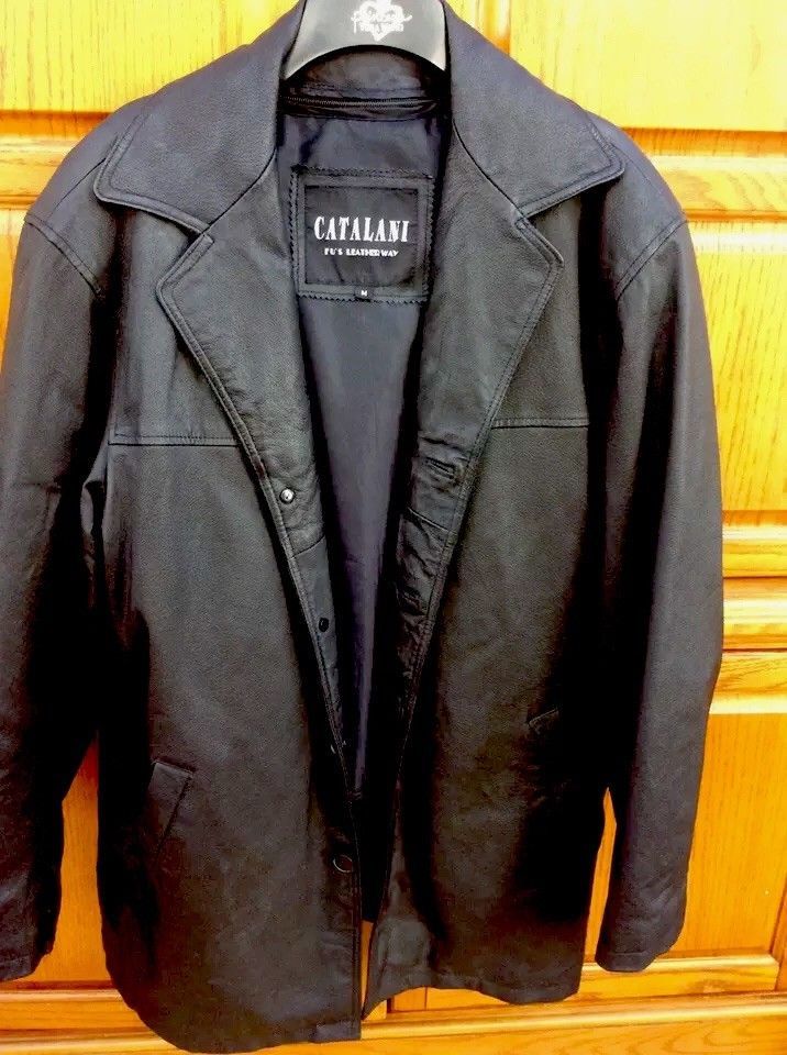 Catalani Men S Genuine Black Leather Blazer Jacket Sport - Mens Black Leather Sport Jacket Catalani Men S Genuine Black Leather Blazer Jacket Sport - Mens Black Leather Sport Jacket