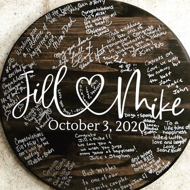 Guest Book Alternative Round Wood Sign Circle Guestbook Etsy in 2020 Guest Book Alternative Round Wood Sign Circle Guestbook Etsy in 2020