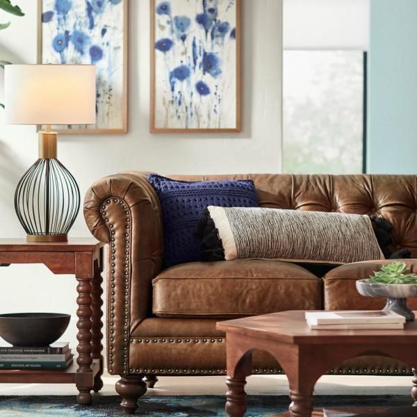 Home Decorators Collection Blakely 95 In Arena Vintage Brown Leather 3 Seater Chesterfield Sofa With Removable Cushions Ld93410sarenavi 2022 Living Room On Comfy - Home Decorators Collection Sofa Table Home Decorators Collection Blakely 95 In Arena Vintage Brown Leather 3 Seater Chesterfield Sofa With Removable Cushions Ld93410sarenavi 2022 Living Room On Comfy - Home Decorators Collection Sofa Table