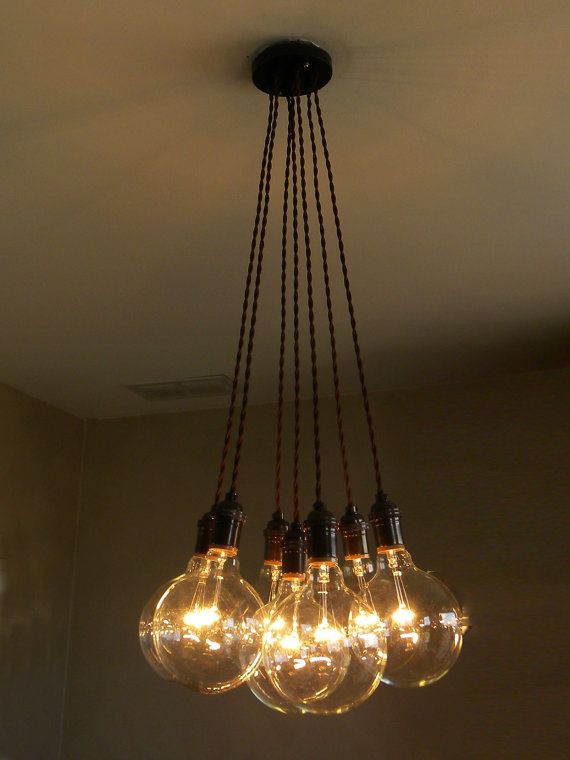 7 Cer Standard Chandelier Pendant Lighting By Hangoutlighting In 2021 Industrial Lamps Lights Modern Light Industrial Pendant Lights, Edison Bulb Ceiling Light Fixtures