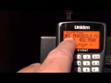 Programming The Uniden Bearcat Bc125at Youtube Scanner Graphing Calculator Manual