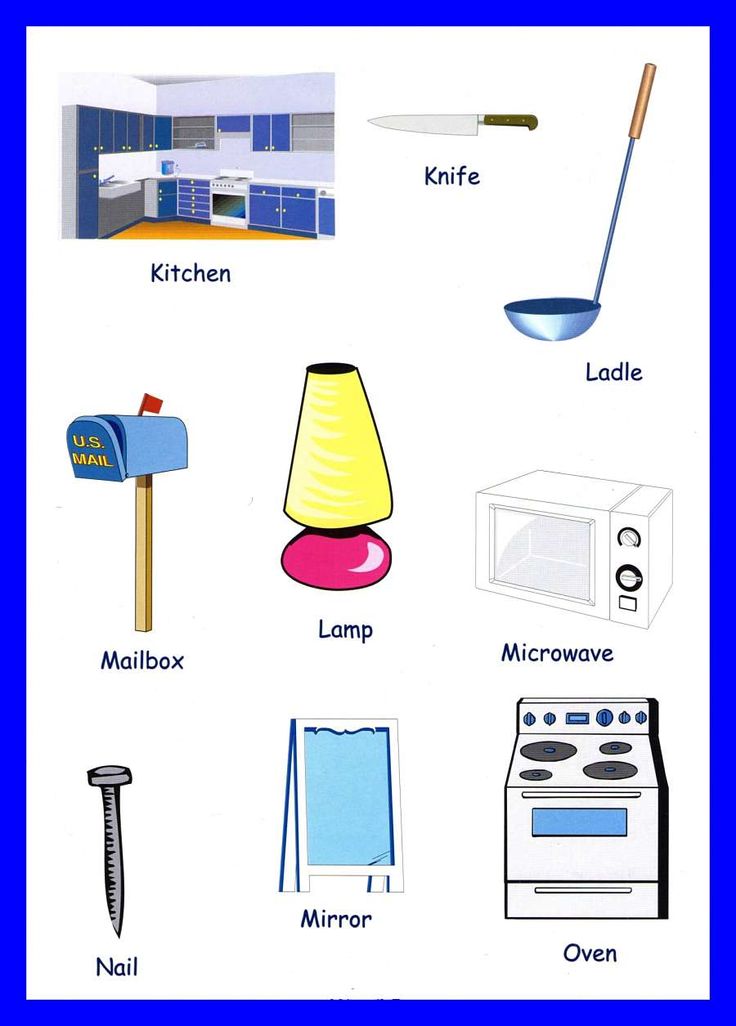 Household Vocabulary List household-vocabulary-list