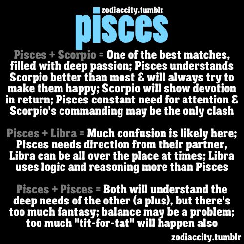 Pisces + Scorpio so true for me and my hubby | Pisces and scorpio ...