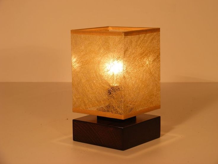 Basari Small Table Light Wenge Brown Wooden Frame Golden Fabric Lamp Shades Target Lamps Lighting Square Basari Small Table Light Wenge Brown, Square Lamp Shades Target