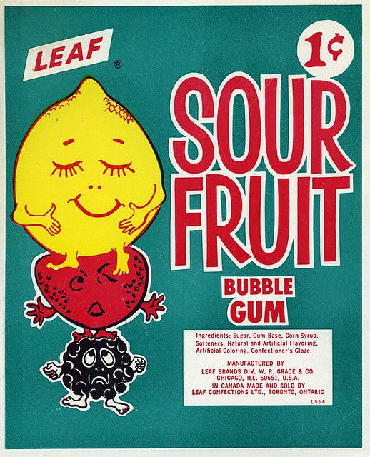 penis dick an nob vintage bubble gum