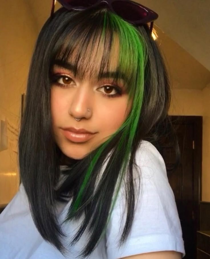 Iris Green | Hair color streaks, Hair dye colors, Hair inspo color