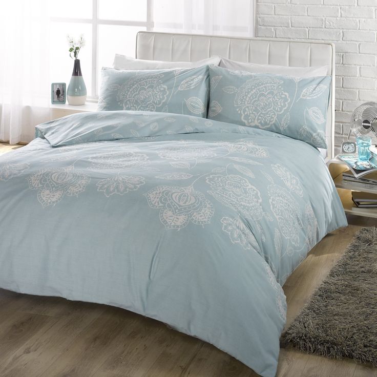 127 Best Sleep In Style Images On Pinterest 3 4 Beds Comforter Lizzy Duck Egg Bedding Spring Fresh Bed