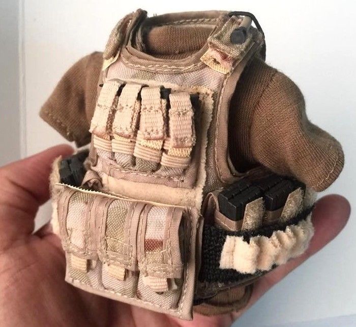 1//6 Scale VeryHot USMC Rifleman Pistol+Holster+Belt for 12/" figure use