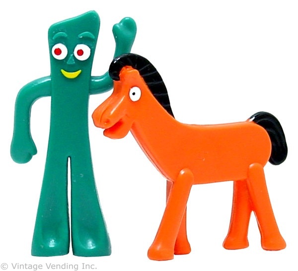 Gumby and Pokey Gumby and pokey, Retro toys, Vintage toys
